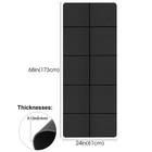 Extra Thick 4mm Exercise Yoga Pilates Mat Gym Fitness  Eva Comfortable Foam