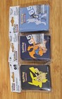 Pokemon Enamel Pins Collection - Random 5 Pins   Sealed 65ct Tcg Sleeves