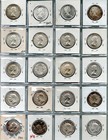 1943-1967 Canada Silver Half Dollar Coins 20 Different Most High Condition Read
