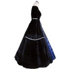 Velvet Medieval Renaissance Gothic Dress Halloween Vampire Queen Theater Costume