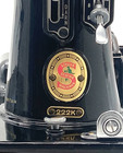  golden Holiday Gift-red 222 Singer Featherweight W premium Extras   Us Voltage 