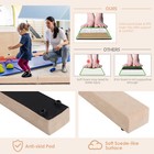 7ft Folding Gymnastic Beam Portable Floor Balance Beam W handles For Gymnasts