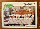 1981 Anguilla Disney Christmas The Night Before Christmas Mint Stamps Set Of 7