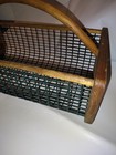 Vtg Burpee Wood Wire Garden Hod Harvest Basket Trug Foraging Vegetable Carrier