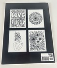 Adult Coloring Book Floral Mandala Relaxation Stress Relief Art New