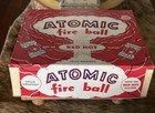 Vintage Atomic Fireballs 2 Cent 180 Count Empty Candy Box 1950   s- 1960s  No Upc