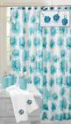 15-piece Bath Set Towels  Liner  Hooks  And Curtain