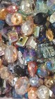 40 Pcs Large Beads Crystal Bead Lot Faceted Transparent Glass