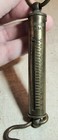 Vintage Chatillon U s a  Circular All-brass Hanging Scale 25 Lb  Max 3 5  Long
