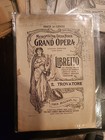 Metropolitan Opera House Grand Opera Libretto New York 13 Play Bills The Met