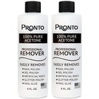 100  Acetone Nail Polish Remover Gel - Acrylic   Dip Glue Remover  8 Fl Oz  2 Pa