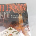 Vintage Wonder Art 4725 Roses   Scrolls Latch Hook Rug Kit Sealed 70s 80s