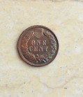 1871 Indian Head Cent Penny --key Date Red-uncirculated-