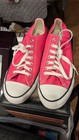 Converse Chuck Taylor All Star Low Top Unisex Sneaker Hyper Pink size 9 5m 11 5w