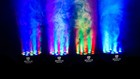Rockville Rockpar50 Led Rgb Compact Par Can Dj club Dmx Wash Light dual Bracket