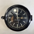 Rare Works U s  Government 2400 Hours Clock Bulkhead Vintage Chelsea Clock 3g21