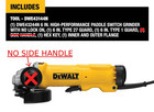  dwe43144n  Dewalt Angle Grinder Tool 6-inch Wheel 13-amp 9000-rpm new Open Box 
