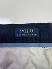 Polo Ralph Lauren Size 30 Classic Fit Pleated 9  Shorts Navy Blue Cotton