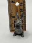 Whispering Pewter Bunny Rabbit 1980 s Spoontiques Pewter Miniature