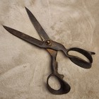 Vtg R  Heinisch Tailor Shears 12 5  Long Newark Nj Metal Scissors - Qwik Ship 