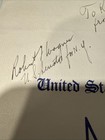 United States Senate Restaurant Menu 1943 Signed Robert Wagner 