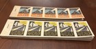 Two Books Of Vintage Railroad Promotional Advertising Poster Stamps