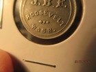 Rare Old Antique J  B  F  Roosevelt  Washinton Good For 5c Cent In Trade Token