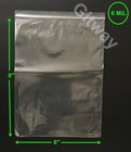 6  X 8  Heavy Duty 6 Mil Resealable Zip Top Lock 6x8  6 Mil Clear Plastic Bags