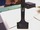 Vintage Snyder Ny Hayes Fish Co  Ice Snow Window Scraper  W Visor Hook