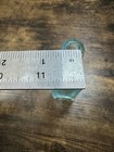 Antique Aqua Glass Bottle Rectangular Apothecary Medicine Bottle 6    Tall