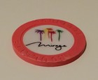 The Mirage Hotel Casino Las Vegas Roulette Chip Quality Vintage Pink White
