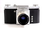 Vintage Praktiflex Fx Slr Film Camera With 50mm F2 8 Tessar Prime Lens 1952