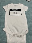 Custom Personalized Onsies For Baby Girl Or Boy Sizes Up To 12m