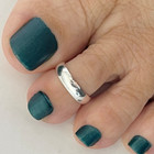 Daily Use For Women s Solid Metal Adjustable Attractive Toe Ring 925 Silver