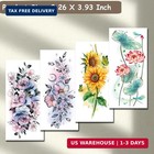 Charlnet Watercolor Flower Temporary Tattoos For Women Girls - 10 Large Sheets S
