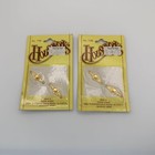 Houseworks Nos  4 Miniature Dollhouse Brass Tone Door Handles knobs No  1105