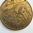 Aa Camel One Day At A Time Bronze Sobriety Recovery Medallion Coin Token Chip