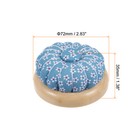 Magnetic Pin Cushions Wooden Base Sewing Needle Holder  Blue White Red