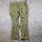 First Lite Obsidian Foundry Pants Mens 32x32 Green Merino Wool Hybrid Hunting