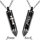 Bullet Dad Urn Necklace For Ashes Celtic Cross Keepsake Cremation Jewelry For Me