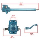 Steering Box Shaft   Wheel For Kubota L175 L185dt L185f L225 L225dt L245dt L245f