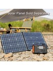200w Portable Power Station  40800mah Solar Generator With 110v Ac Outlet 