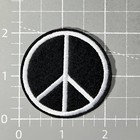 Peace Sign Patch Hippie Retro 60s 70s Vintage Style Embroidered Iron On 2 1 