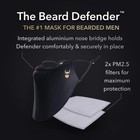Beard Defender Face Mask For Men By The Beard Struggle - Adjustable Beard Mask