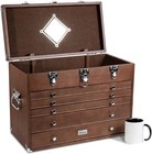 Gerstner International Gi-t20d Dark Oak 5-drawer Hobby tool Chest Pre-tariff   