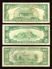 Set 1929 National Bank Notes Federal Reserve  5  10  20 Brown Seal