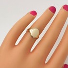 Victorian 10k Gold Oval Signet Ring Letter Initial Child Pinky Engravable Sz5