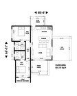 Custom Tiny Modern House Plan   2 Bedroom   2 Bathroom With Office Room Cad