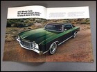 1972 Chevrolet Monte Carlo 12-page Vintage Original Car Sales Brochure Catalog