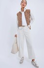 Veronica Beard Russet And Ivory Patra Mixed Media Jacket Russet Xs s m